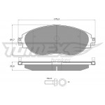 TOMEX Brakes Bremsbelagsatz, Scheibenbremse